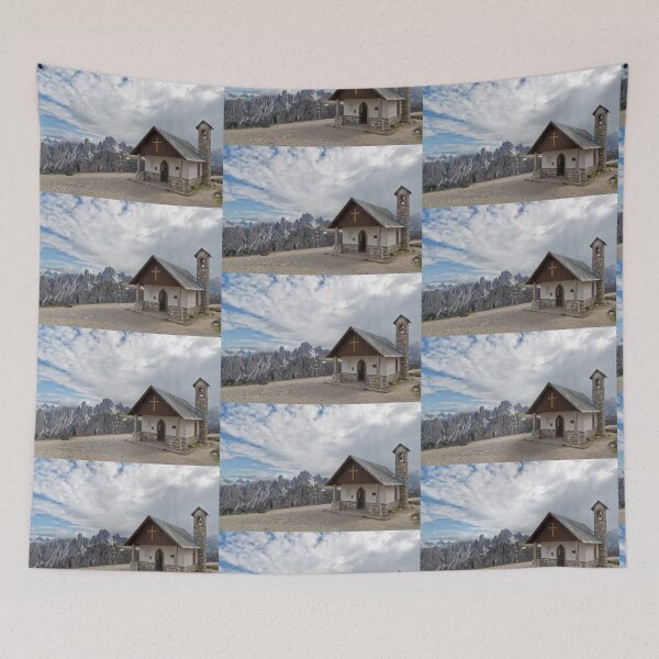 Item preview, Church at Tre Cime di Lavaredo, Italian Dolomites designed and sold by Yair Karelic.