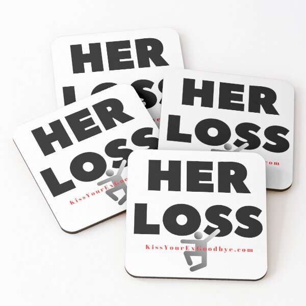 Item preview, HER LOSS, FUNNY BREAKUP TEE designed and sold by DeeATX.