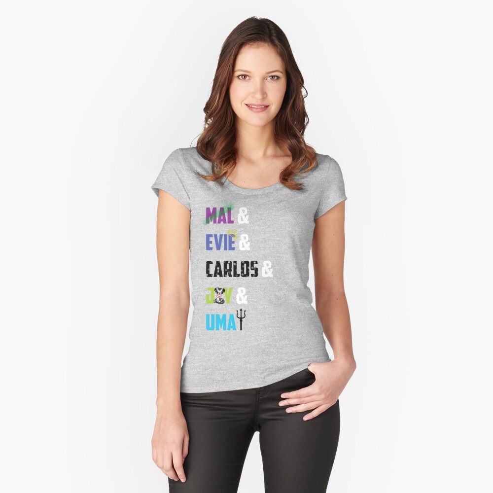 Vista previa del artículo con la obra «Camiseta entallada de cuello ancho», diseñado y vendido por worksbykeola.