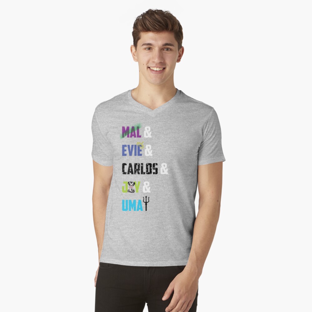 Vista previa del artículo con la obra «Camiseta de cuello en V», diseñado y vendido por worksbykeola.