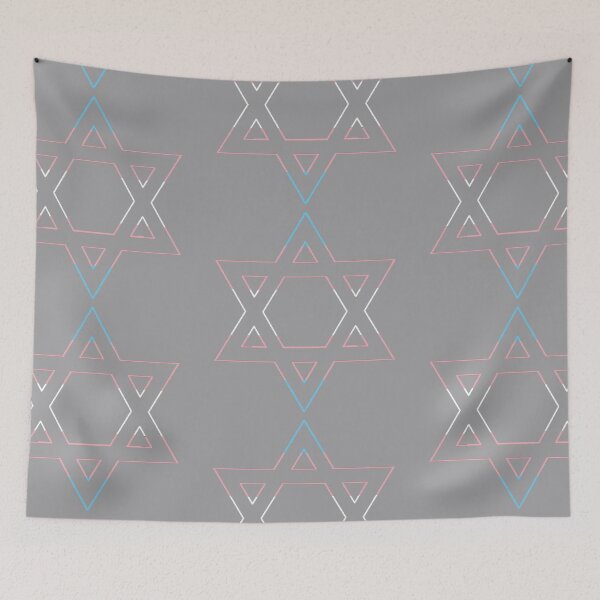 Item preview, Trans Star of David Pride designed and sold by ThePureAudacity.