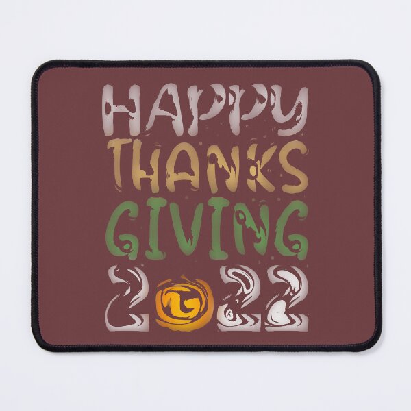 Artikelvorschau, Happy Thanks Giving 2022 und ein Kürbis, v05 entworfen und verkauft von st0n0ga.
