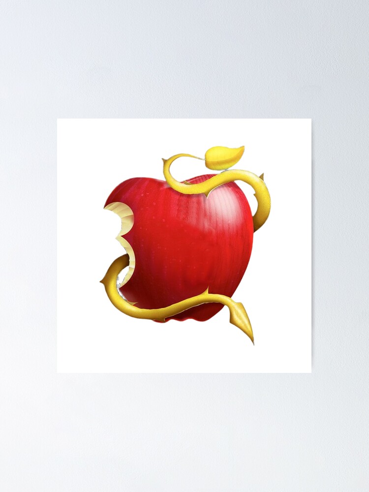 Rotten to the core red apple Poster for Sale by VarietiDesigns