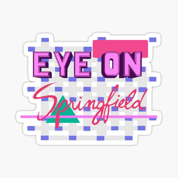 Eye On Springfield Sticker