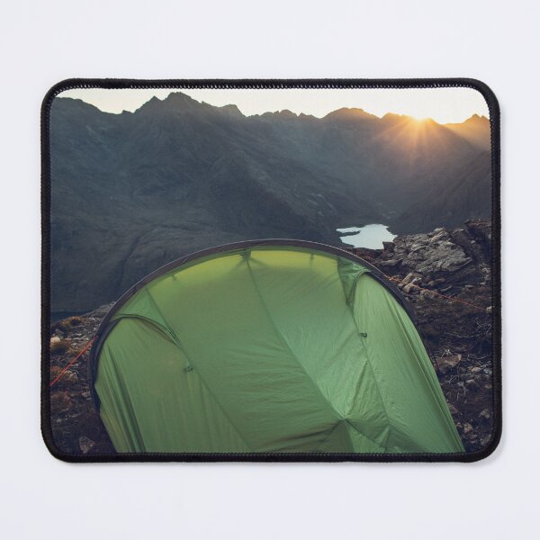 Item preview, Wild Camping in the Cuillin Mountains on the Isle of Skye at Sunset, Scotland designed and sold by BackpackTravel.