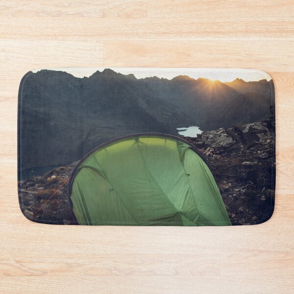Item preview, Wild Camping in the Cuillin Mountains on the Isle of Skye at Sunset, Scotland designed and sold by BackpackTravel.