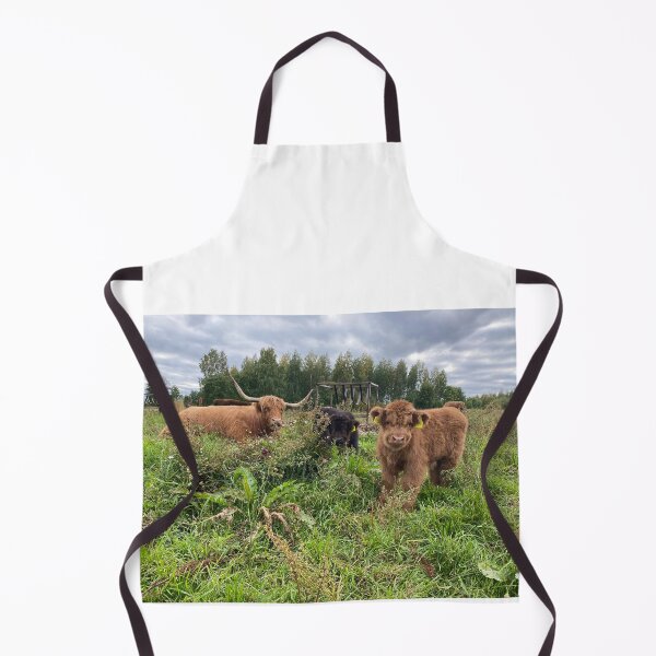 Aperçu de l'œuvre Scottish Highland Cattle Calves 4073 créée et vendue par SaarelaHighland.