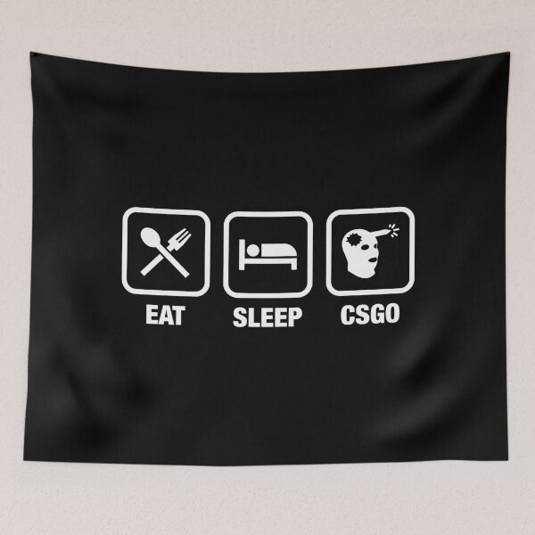 Item preview, CSGO Eat Sleep Marksman Gaming Tee designed and sold by gaming-guy.
