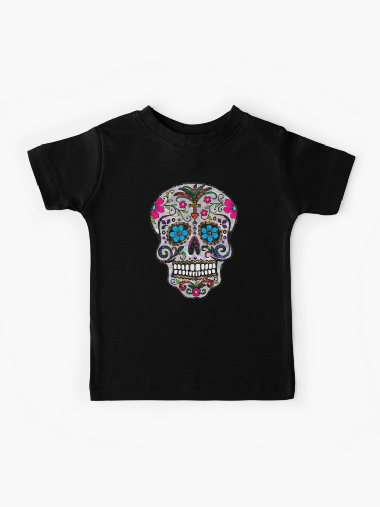 Revisión petróleo Vaca sequin print Sugar Skulls" Kids T-Shirt for Sale by gossiprag | Redbubble