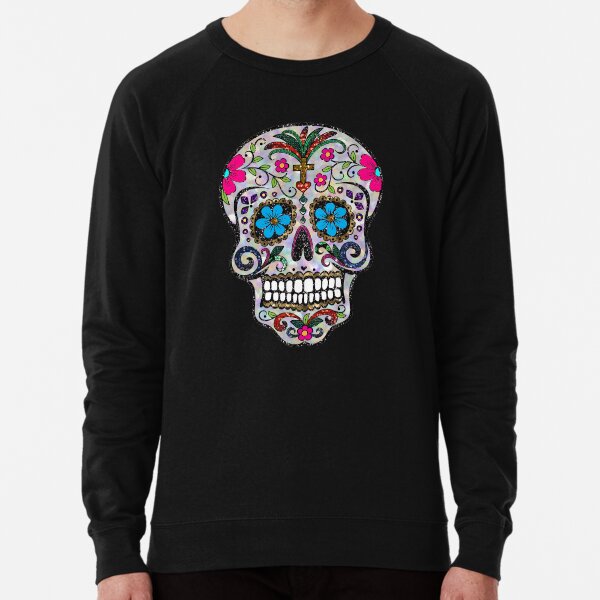 sugar skull sweatshirt