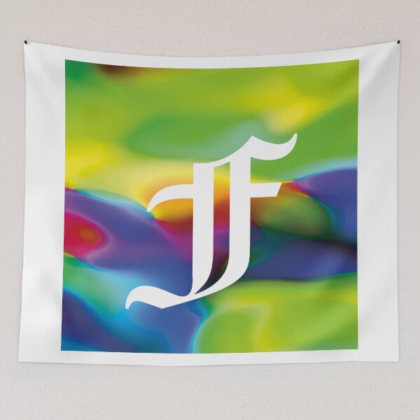 Item preview, Alphabet Flower Power "F" designed and sold by Hell-Prints.
