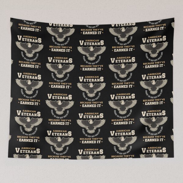 Item preview, American veterans deserve the very best health care because they earned it designed and sold by FanityPrints.