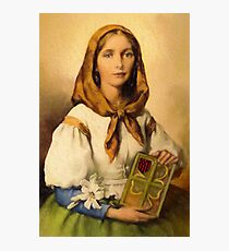 Saint Dymphna Photographic Print