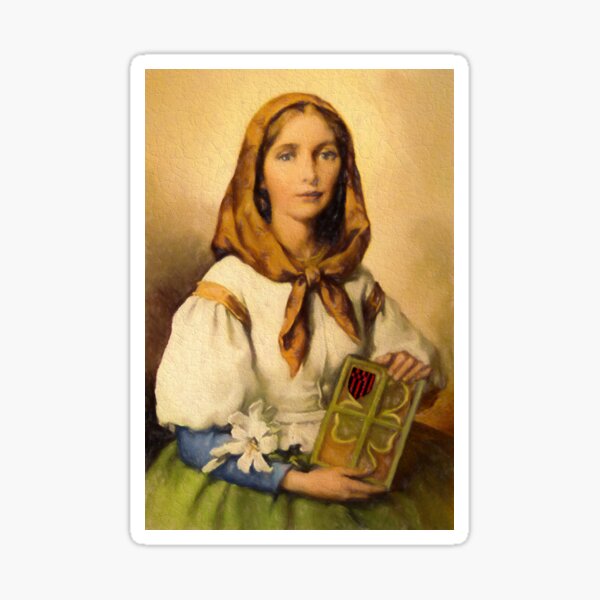 Saint Dymphna Sticker