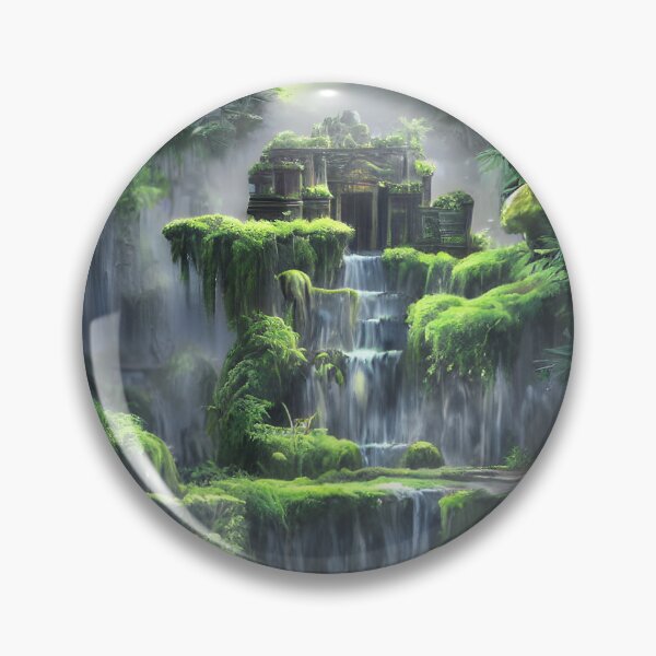 Item preview, Lost temple in jungle designed and sold by Faytaiart.