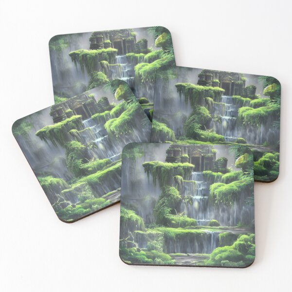 Item preview, Lost temple in jungle designed and sold by Faytaiart.