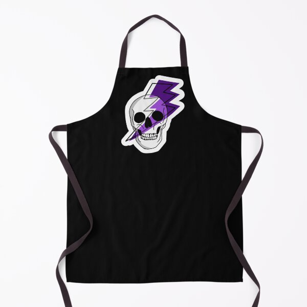 Item preview, Purple lightning skull (2) designed and sold by Cheesy-Racoon.