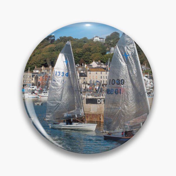 Item preview, Sailing Dinghies Leaving Lyme Regis Harbour designed and sold by Dorset Girl.