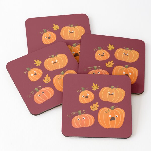 Item preview, Pumpkins Pattern - Bordeaux designed and sold by AlessiaUrsoArts.