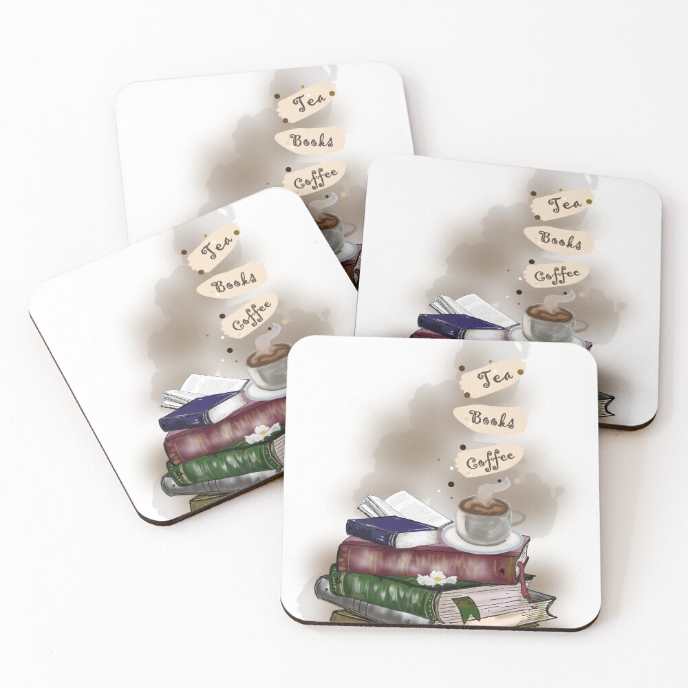 Item preview, Coasters (Set of 4) designed and sold by KatjaRedbubble.