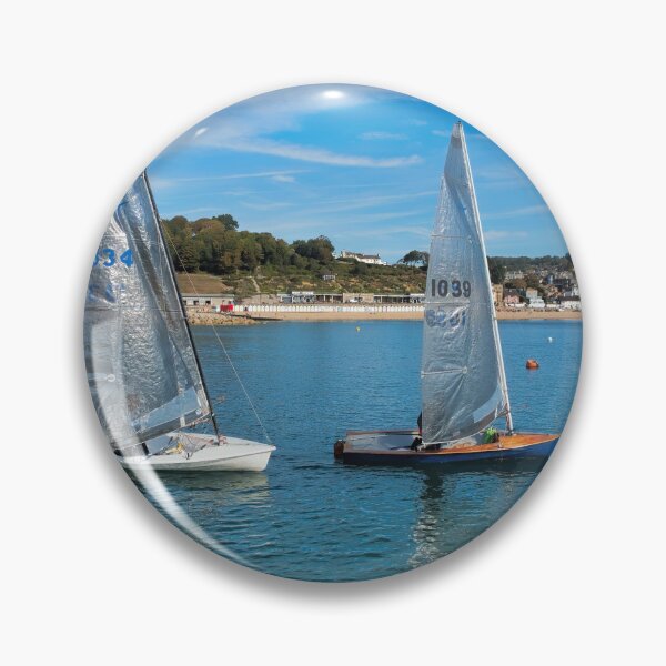 Item preview, Sailing Dinghies Leaving Lyme Regis Harbour designed and sold by Dorset Girl.