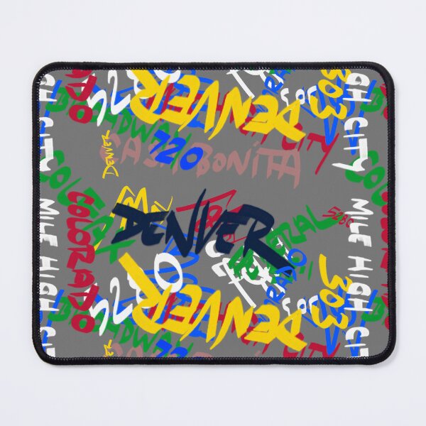 Item preview, Denver Colorado Urban Lettering Pattern designed and sold by that5280lady.