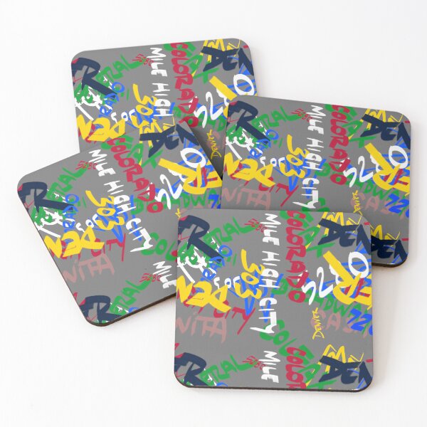 Item preview, Denver Colorado Urban Lettering Pattern designed and sold by that5280lady.