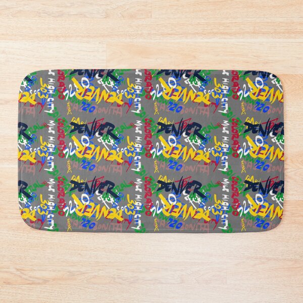 Item preview, Denver Colorado Urban Lettering Pattern designed and sold by that5280lady.