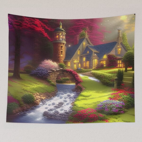 Item preview, Beautiful Paradise House with Calming Water Stream designed and sold by Caregiverology.