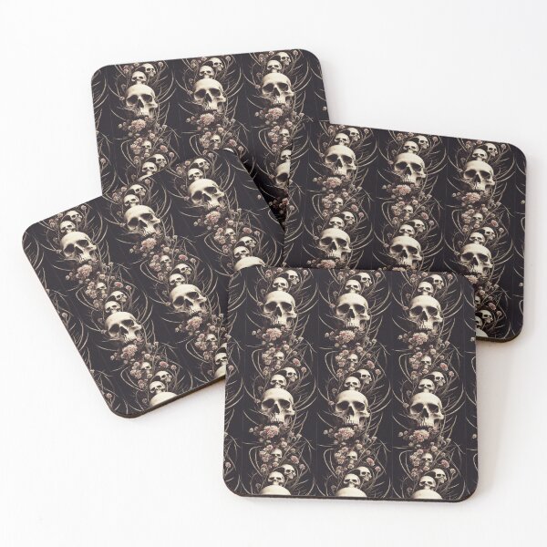 Item preview, skullflowers repeat designed and sold by theultrafan.