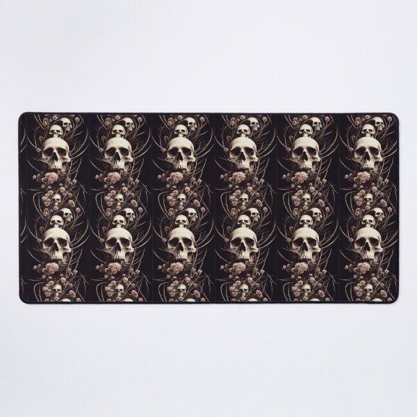 Item preview, skullflowers repeat designed and sold by theultrafan.