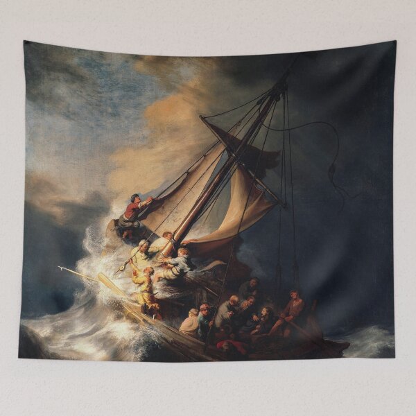 Item preview, Christ in the Storm on the Sea of Galilee - Rembrandt van Rijn designed and sold by ArsVincitOmnia.