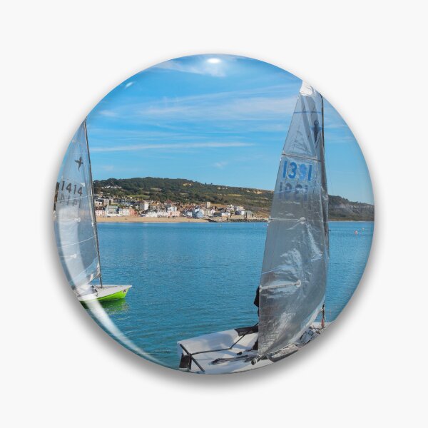 Item preview, Sailing Dinghies Leaving Lyme Regis Harbour designed and sold by Dorset Girl.