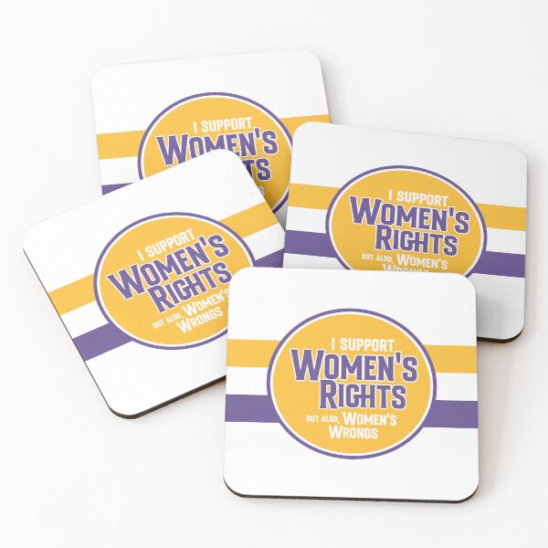 Item preview, I Support Women Rights AND Wrongs  designed and sold by OKAYphotoshop.