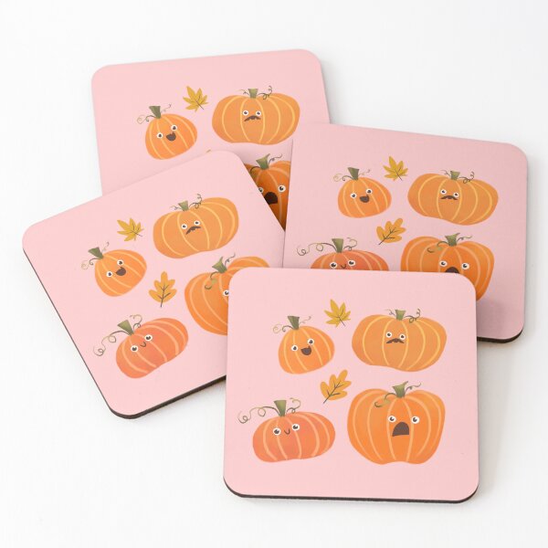 Item preview, Pumpkins Pattern - Pink designed and sold by AlessiaUrsoArts.