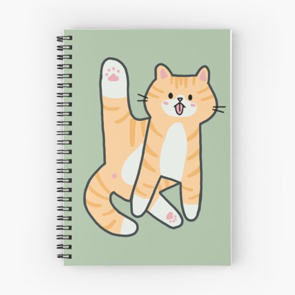 Item preview, Orange and White Cat Licking Butt designed and sold by waddleworks.