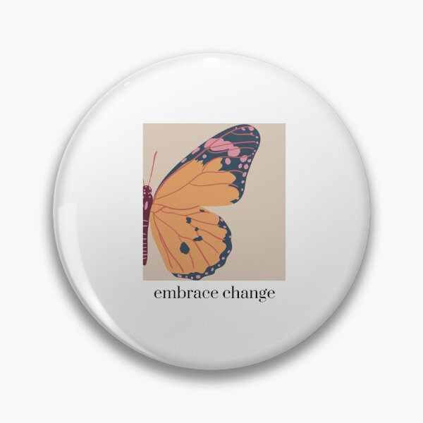 Item preview, Embrace the Change | Orange Butterfly Classic T-Shirt designed and sold by Safaasaeed.