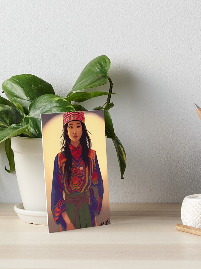 Hmong Girl in Traditional dress" Art Board Print for Sale by AhhDru | Redbubble Hmong Girl in Traditional dress" Art Board Print for Sale by AhhDru | Redbubble