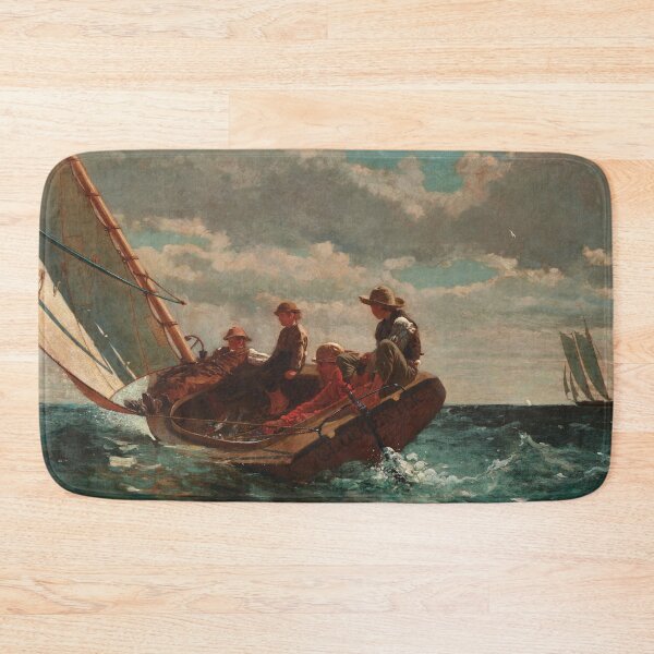 Item preview, Breezing Up (A Fair Wind) | Winslow Homer | 1876 American Nautical Marine Art designed and sold by CJET.
