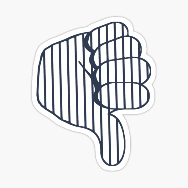 Daumen runter Sticker