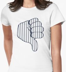 Thumbs Down Women's Fitted T-Shirt