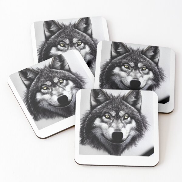 Item preview, Gray Wolf Face designed and sold by CoolDesign2000.