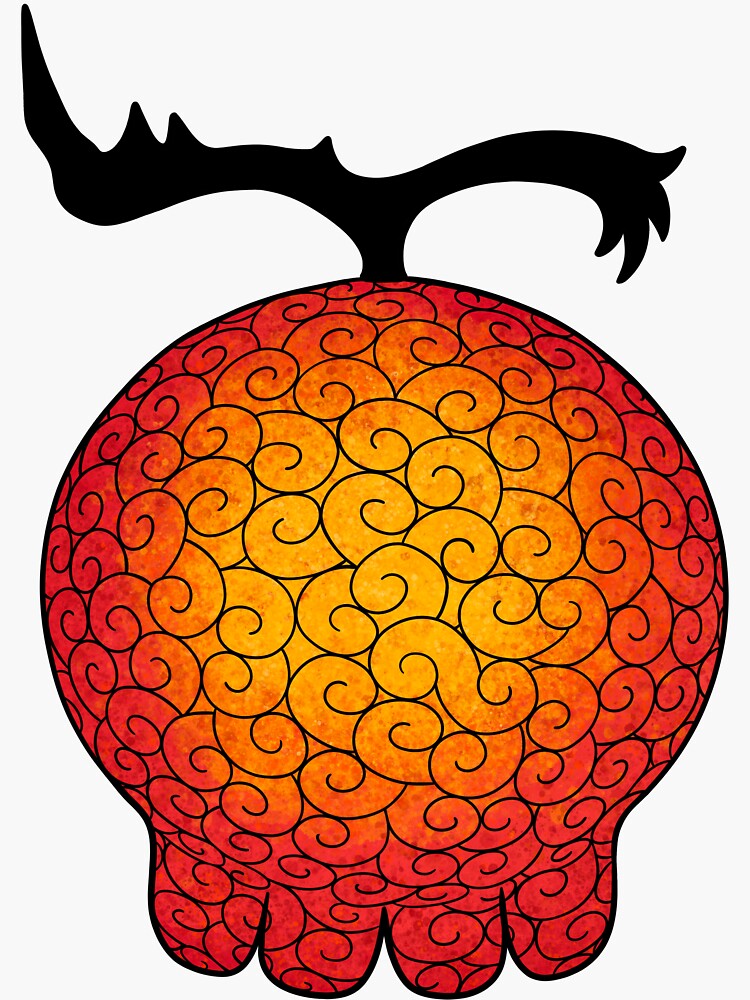 Kiro Kiro no Mi Splatter Devil Fruit Sticker for Sale by