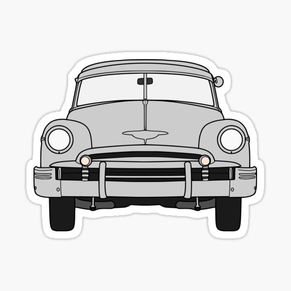 Chevy Styleline 1949-1952 silver color Sticker