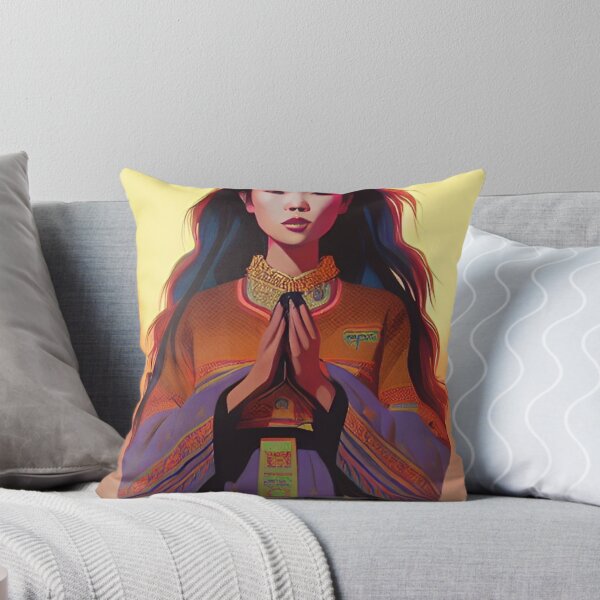 Item preview, Hmong girl in the flower fields  designed and sold by AhhDru.