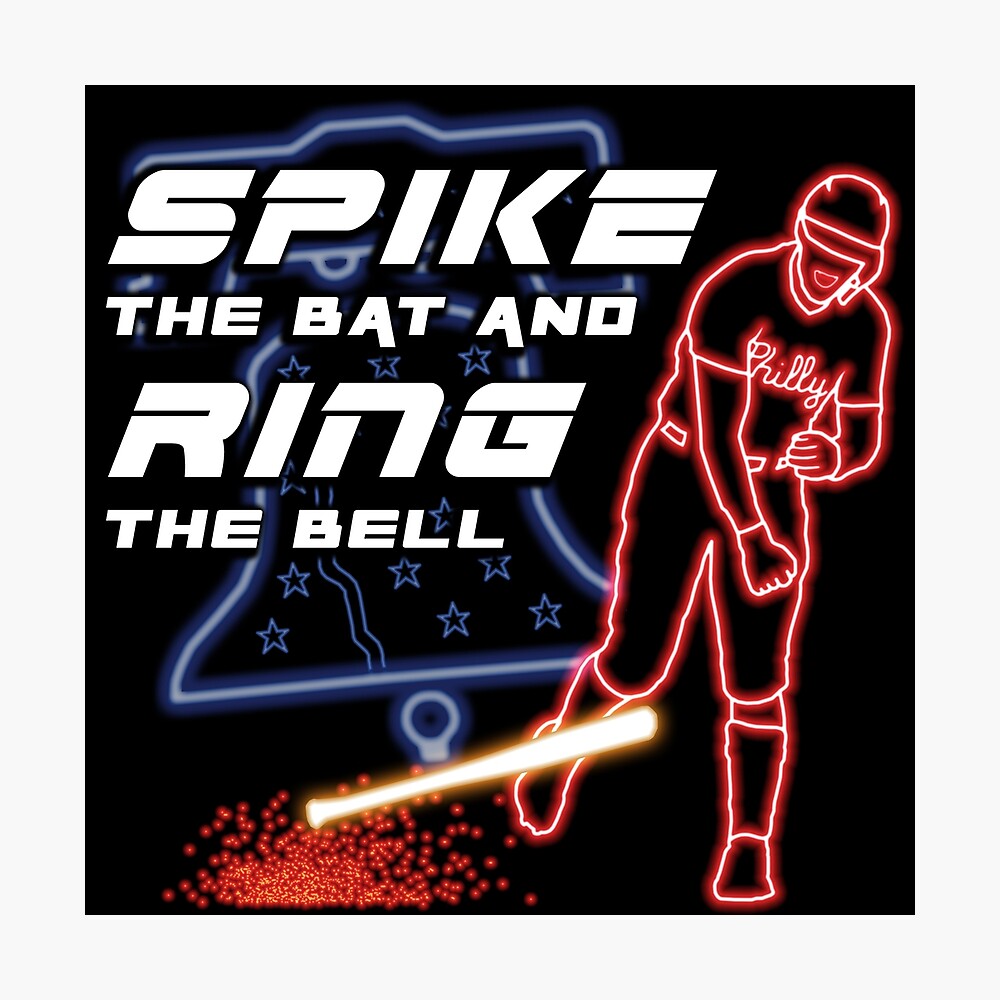 Spike the bat and ring the bell Rhys Hoskins bat spike Phillies