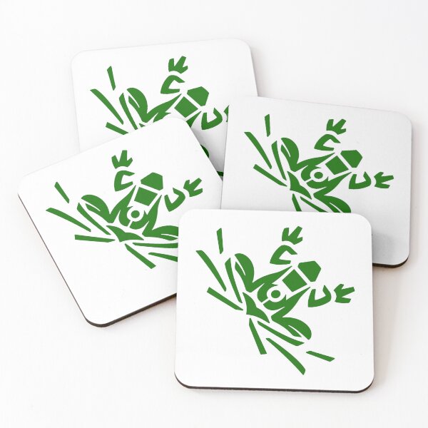 Item preview, Dark Green Frog / Toad - Abstract Design, Tribal Design - Dark Green Ink designed and sold by SfidaDesigns.
