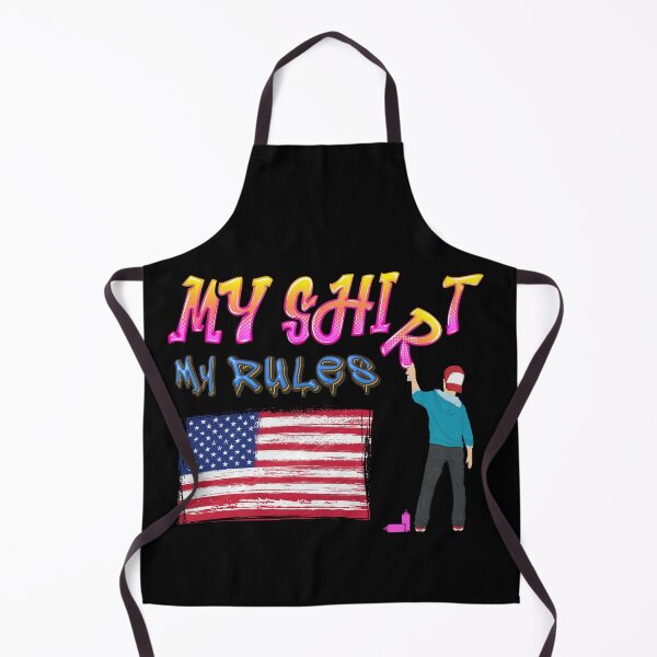 Item preview, My Shirt My Rules Grafitti American Flag designed and sold by kubix81.