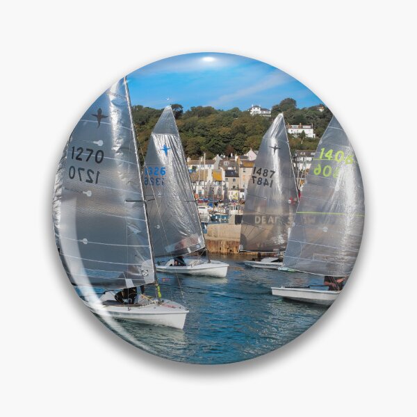 Item preview, Sailing Dinghies Leaving Lyme Regis Harbour designed and sold by Dorset Girl.