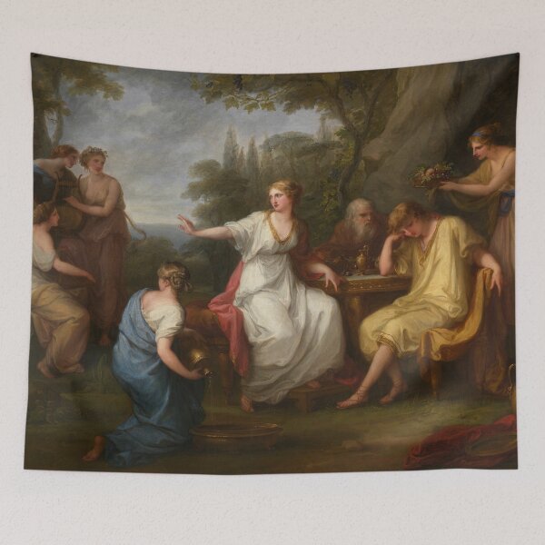 Item preview, The Sorrow of Telemachus | Angelica Kauffmann | 1783 Greek Mythology Art designed and sold by CJET.